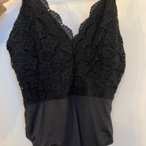 Lace Top Bodysuit